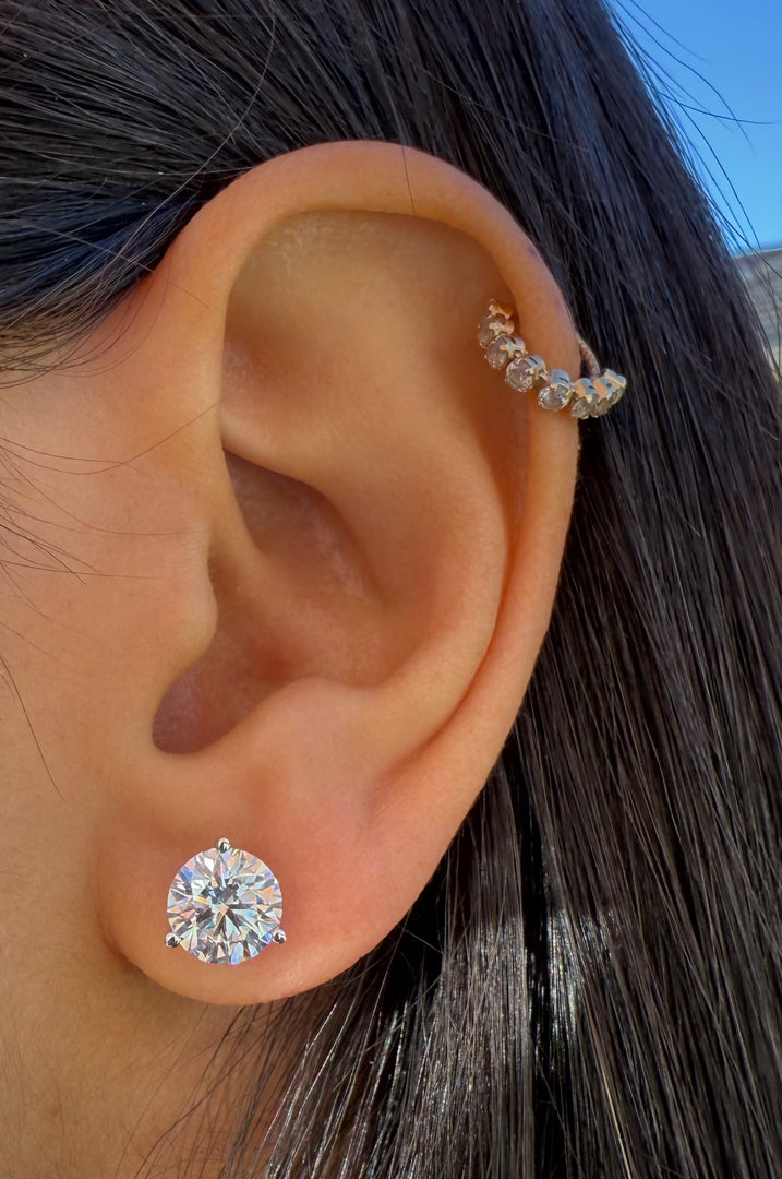 3ct lab grown diamond studs
