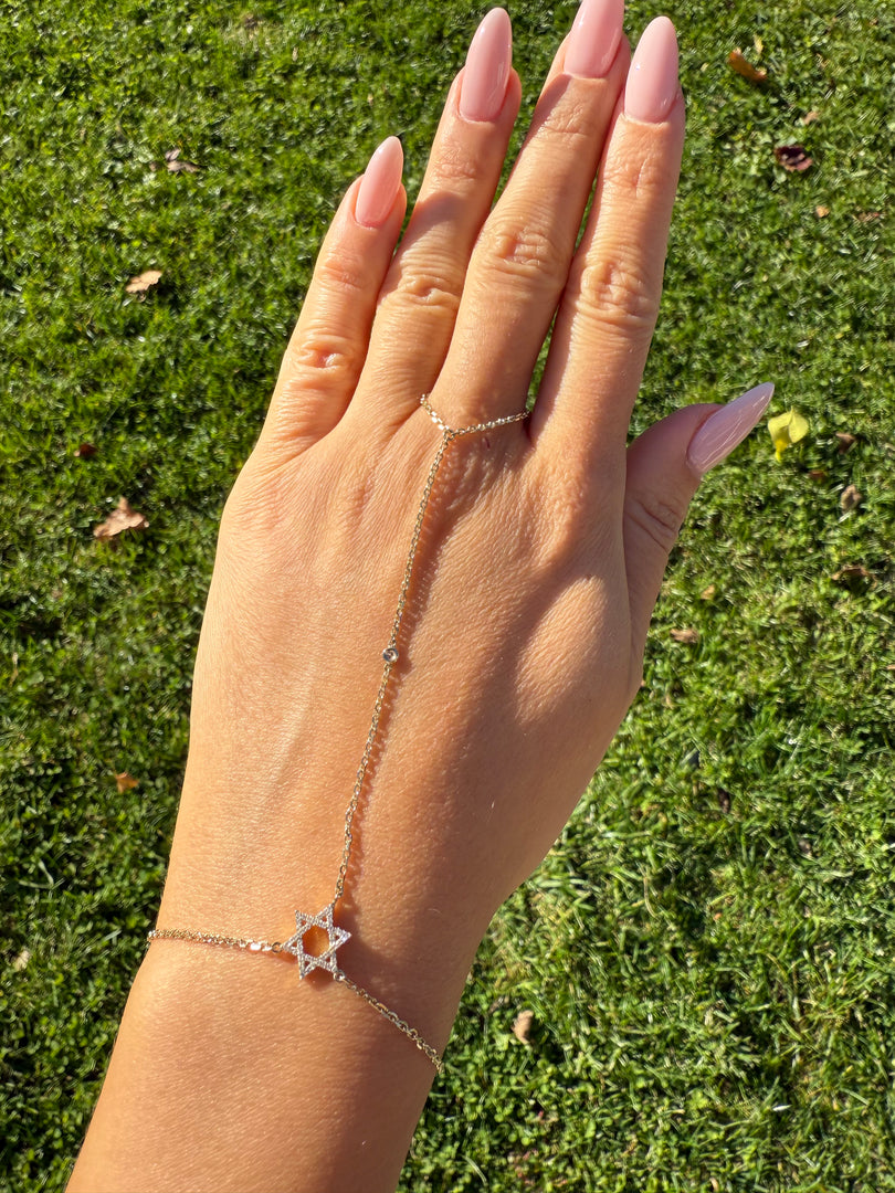 Magen David Hand Chain