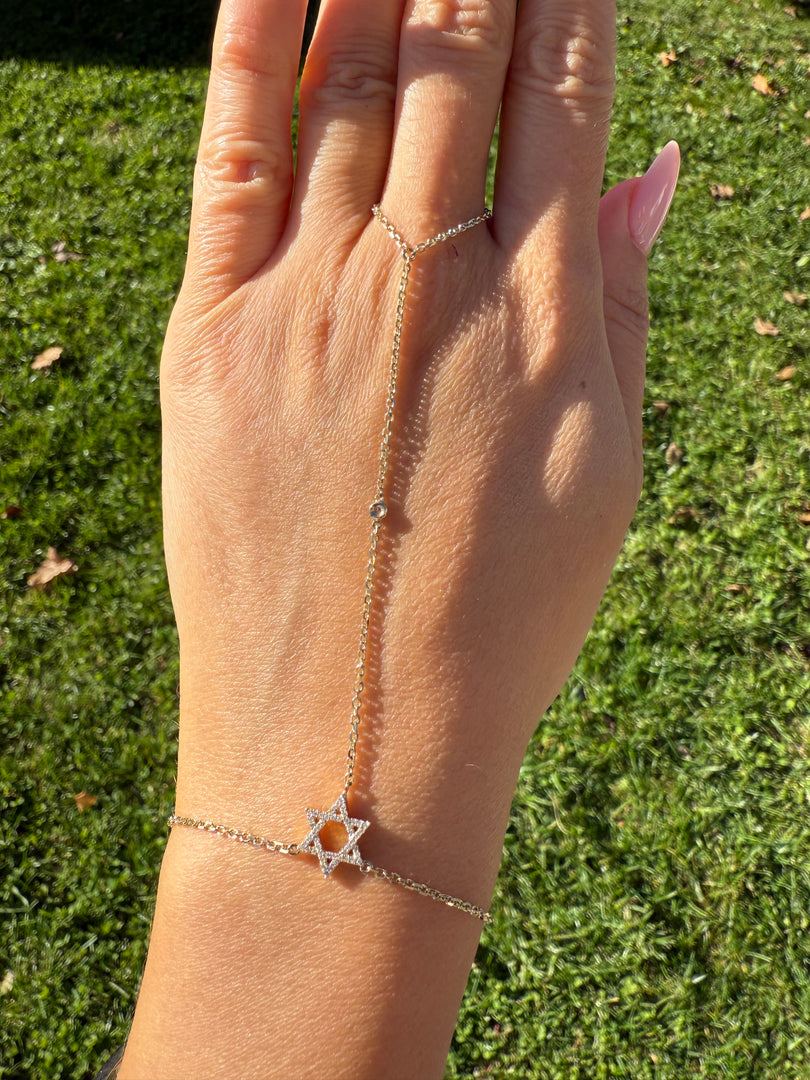 Magen David Hand Chain
