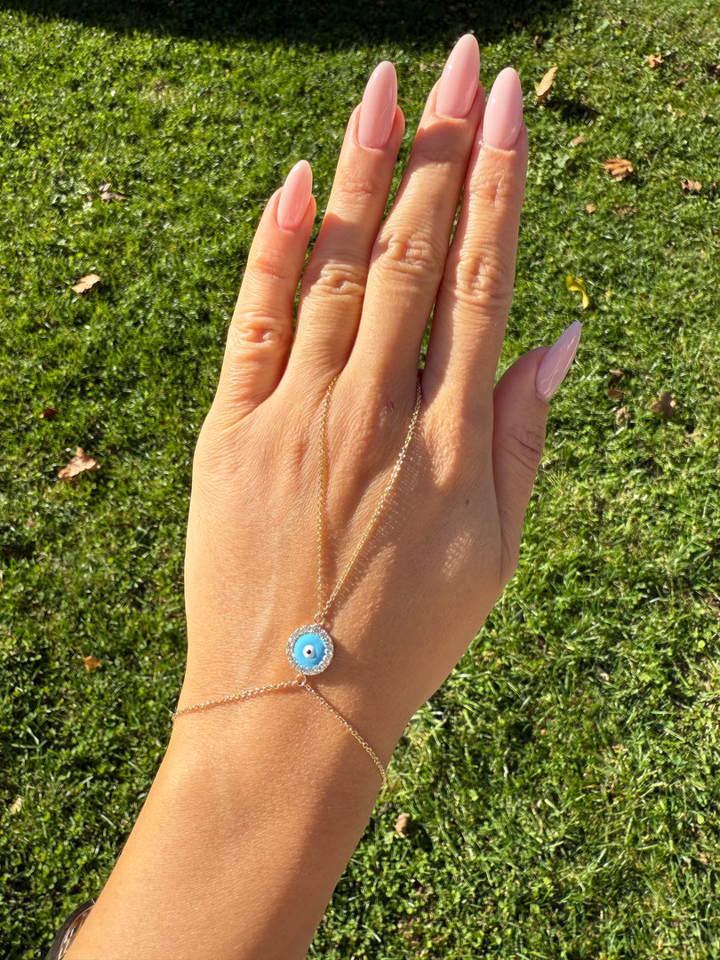 Evil Eye Hand Chain