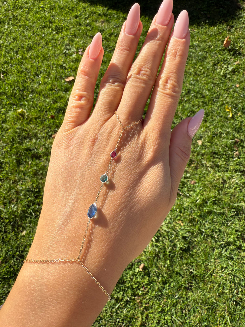 Gemstones Hand Chain