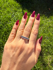 Sapphire Diamond Eternity Band